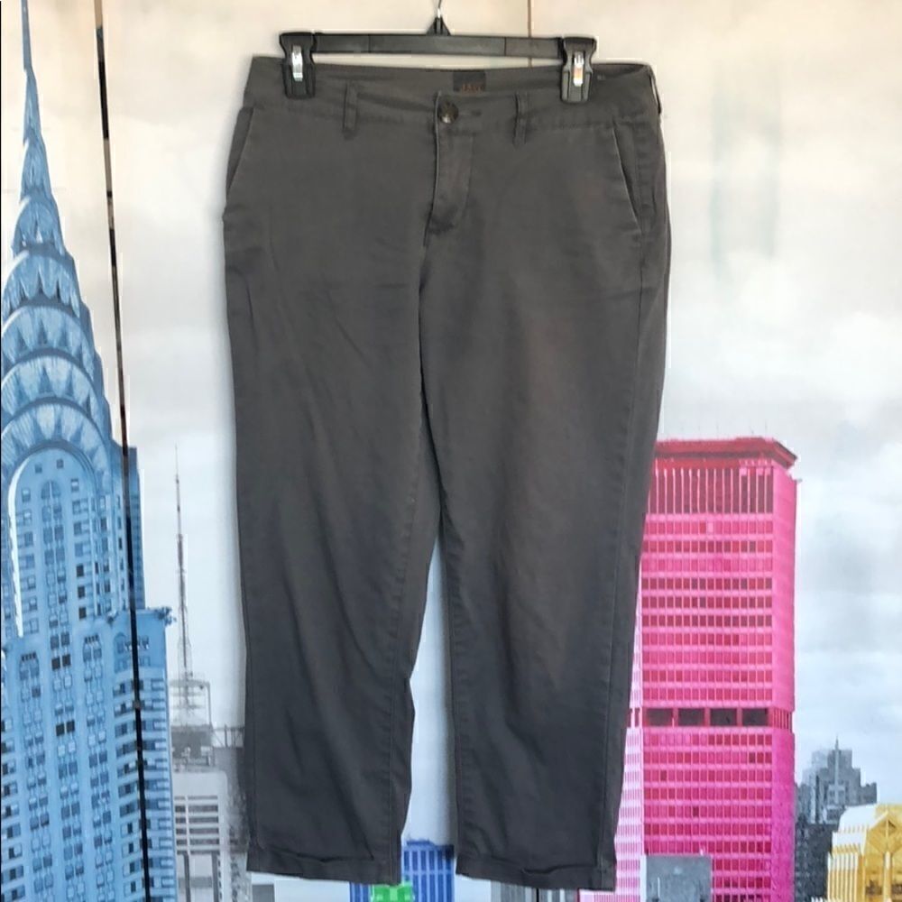 Jag cropped Trousers size 4 in Grey‎